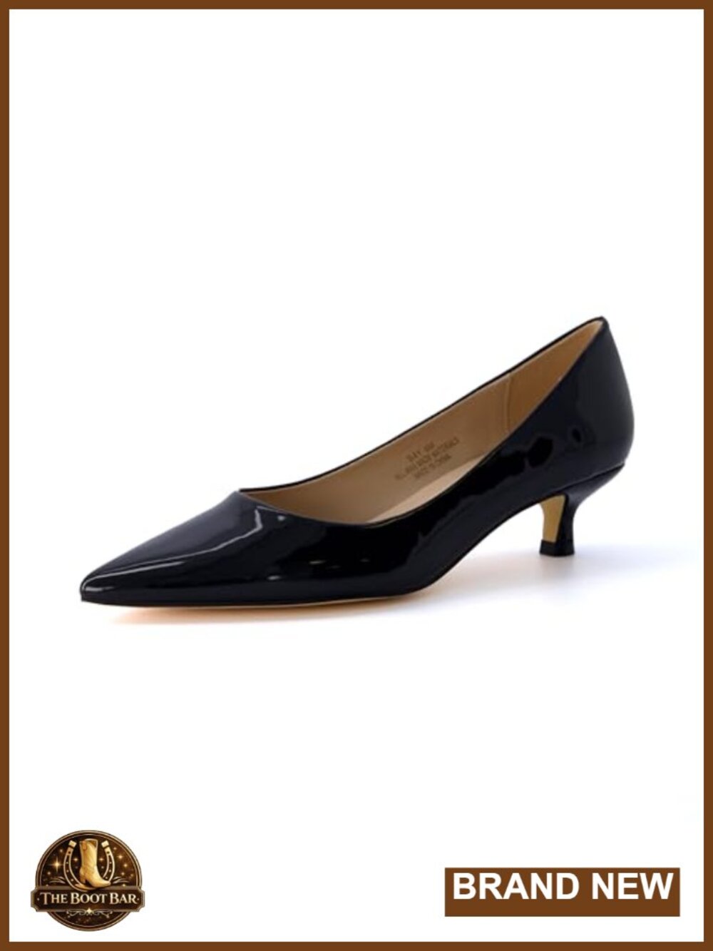 Kitten Heel Pointed Toe Slip On Dress Shoes with Memory Foam Insole